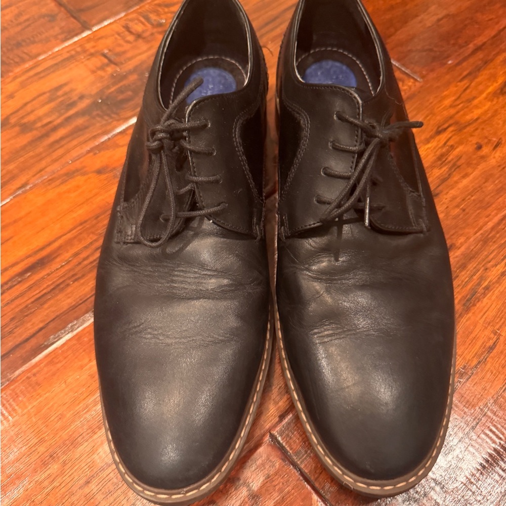 Nunn Bush Black Leather Oxfords